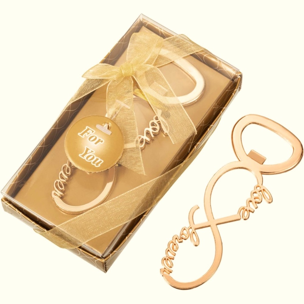 Love Forever Bottle Opener Gold 34 pcs